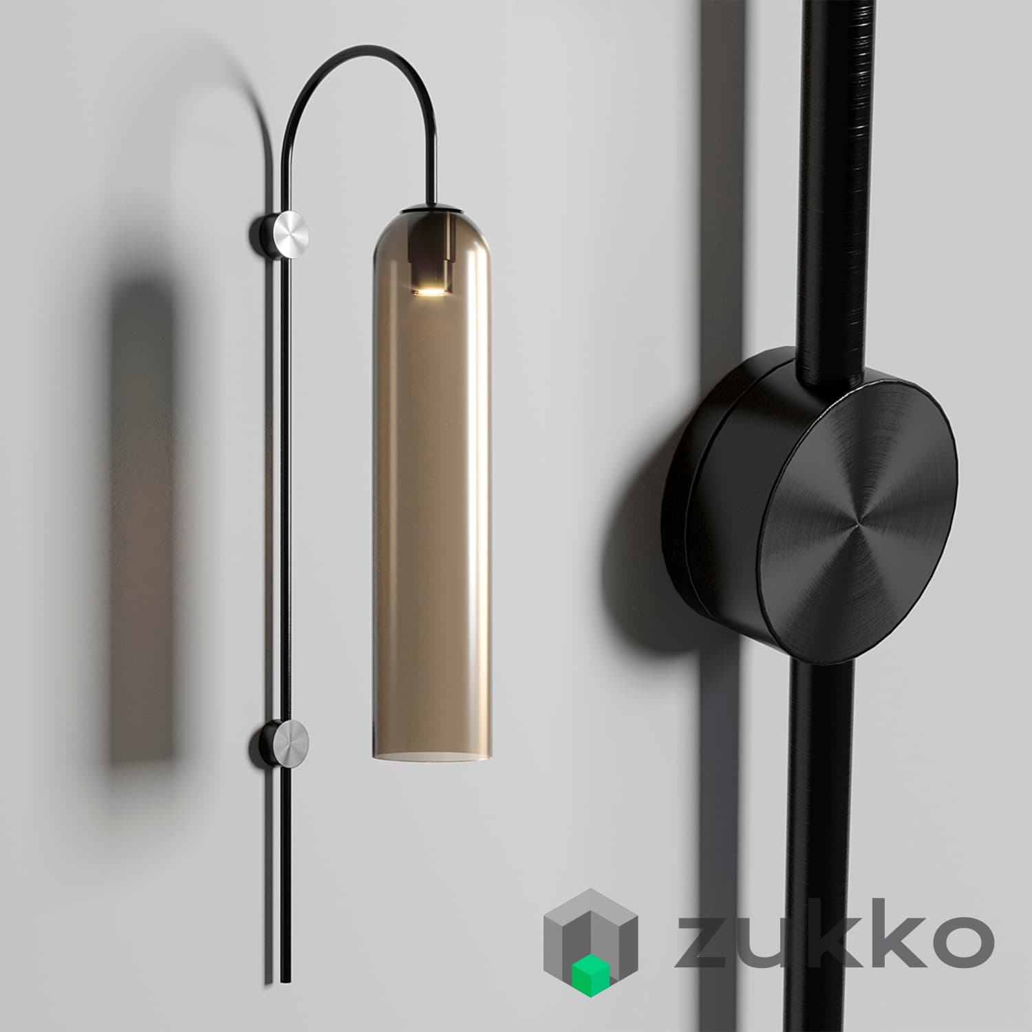 Float wall sconce light - image 3