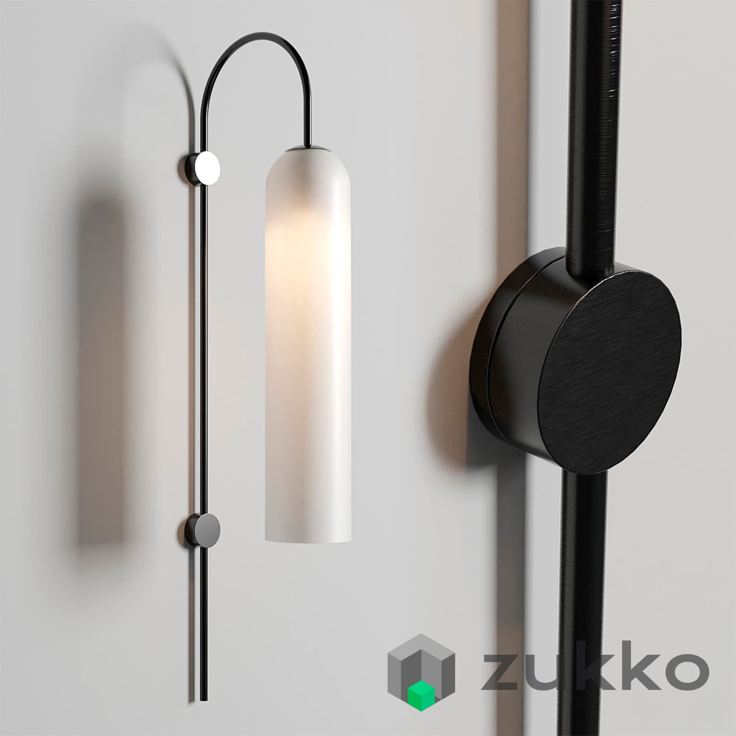 Float wall sconce light - image 1