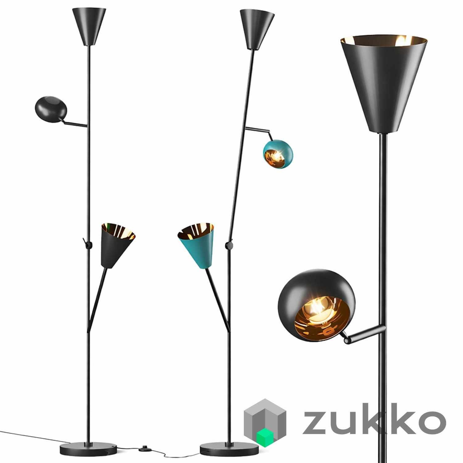 Blossom Tree 02 Il Bronzetto Floor Lamp - image 1