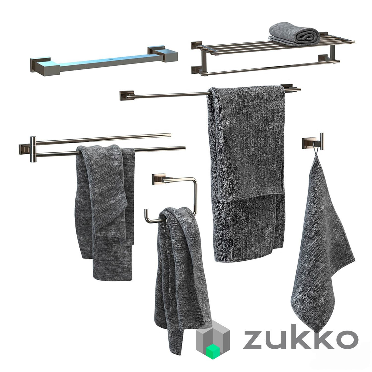 GROHE Essentials Cube accessory set (12 pcs.) - image 4