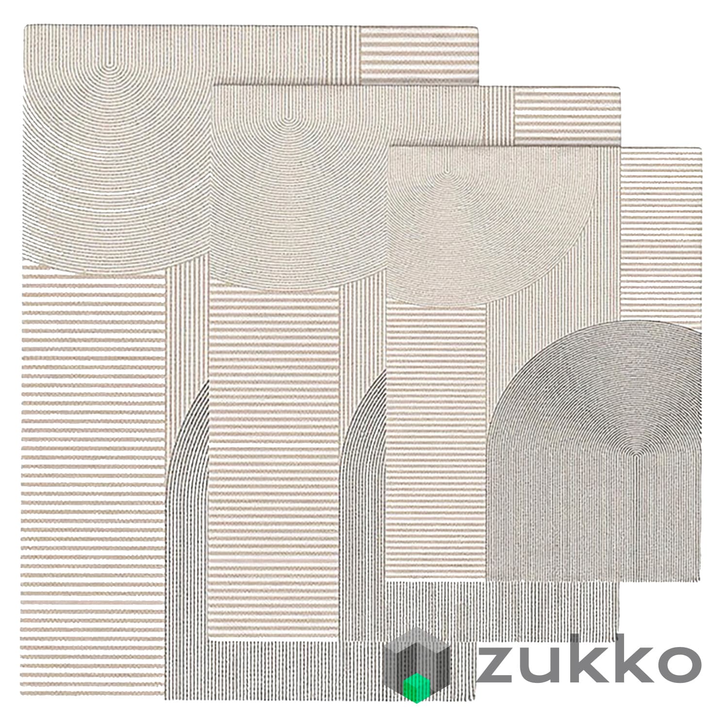 Abstract Contemporary Modern Rugs for Living Room and bedroom 04 - image 1