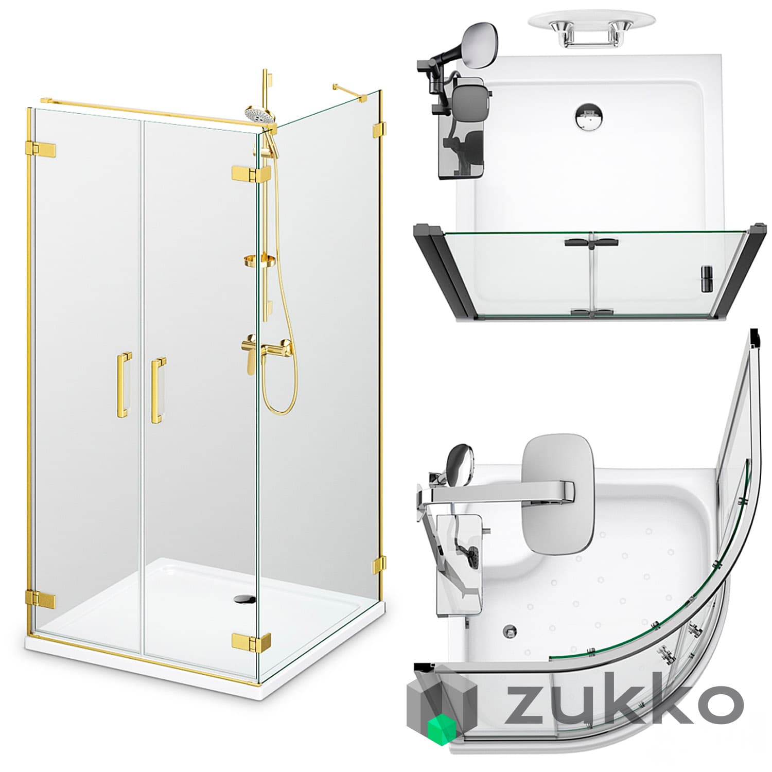 Shower cabins and doors Radaway set 165 - image 4