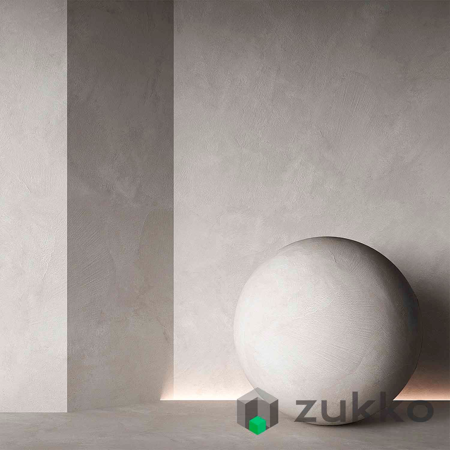 Decorative plaster material. Beige white. Seamless 4K. - image 1