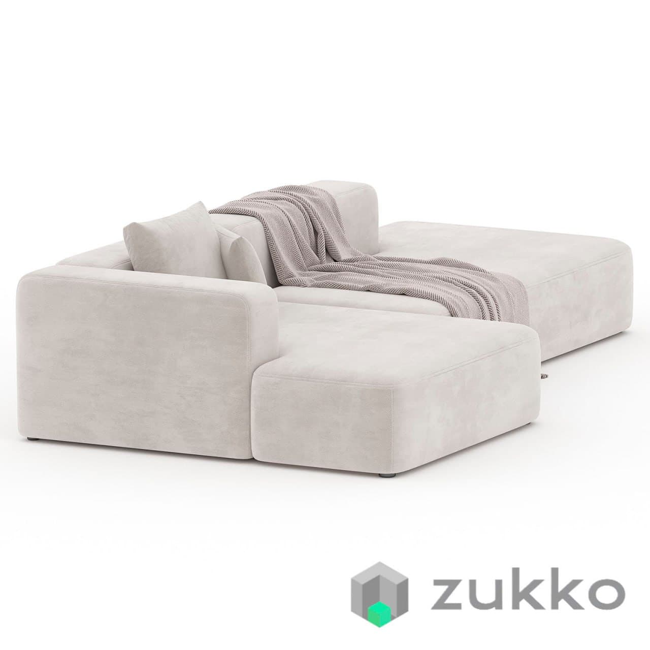 Stone modular sofa 2 - image 2