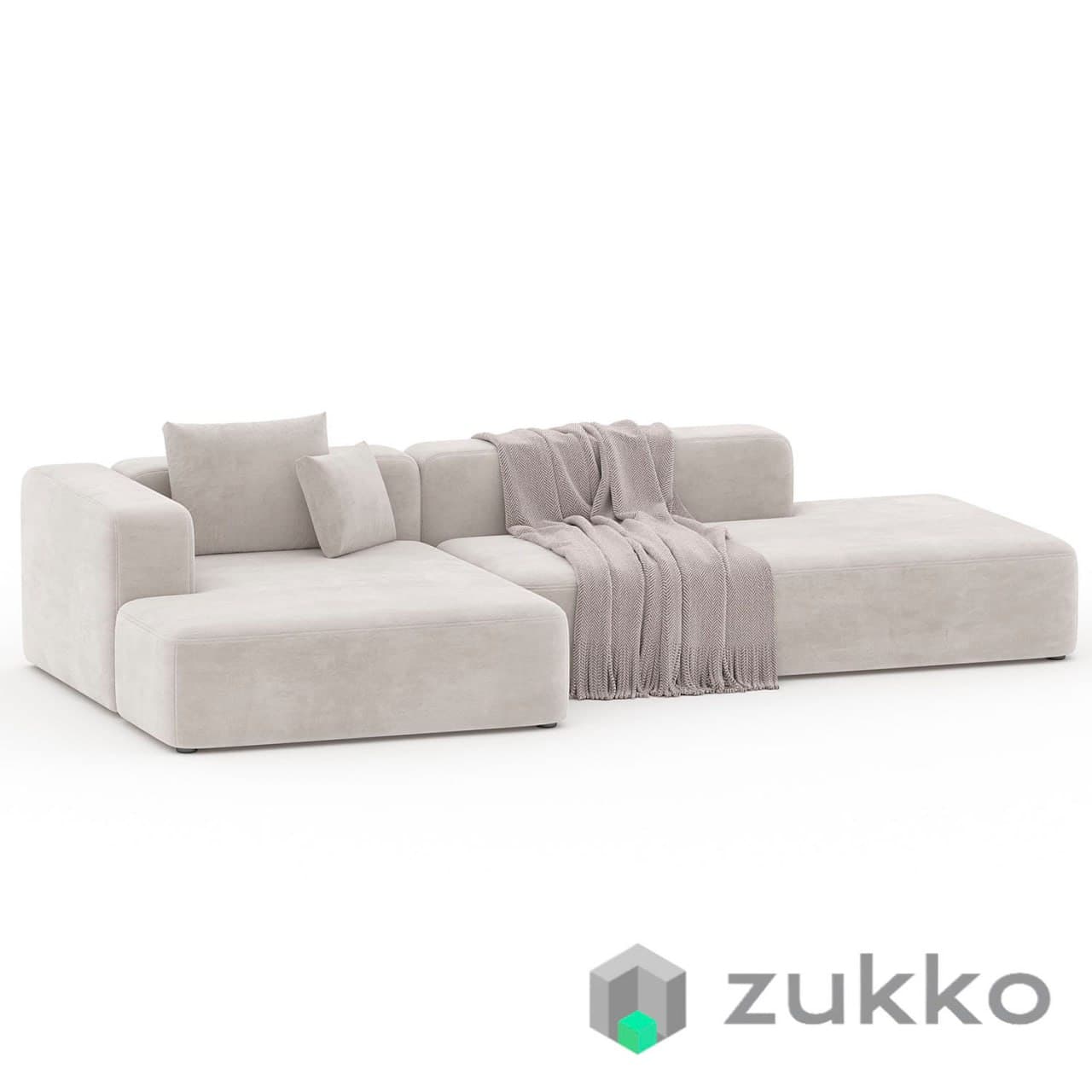 Stone modular sofa 2 - image 1