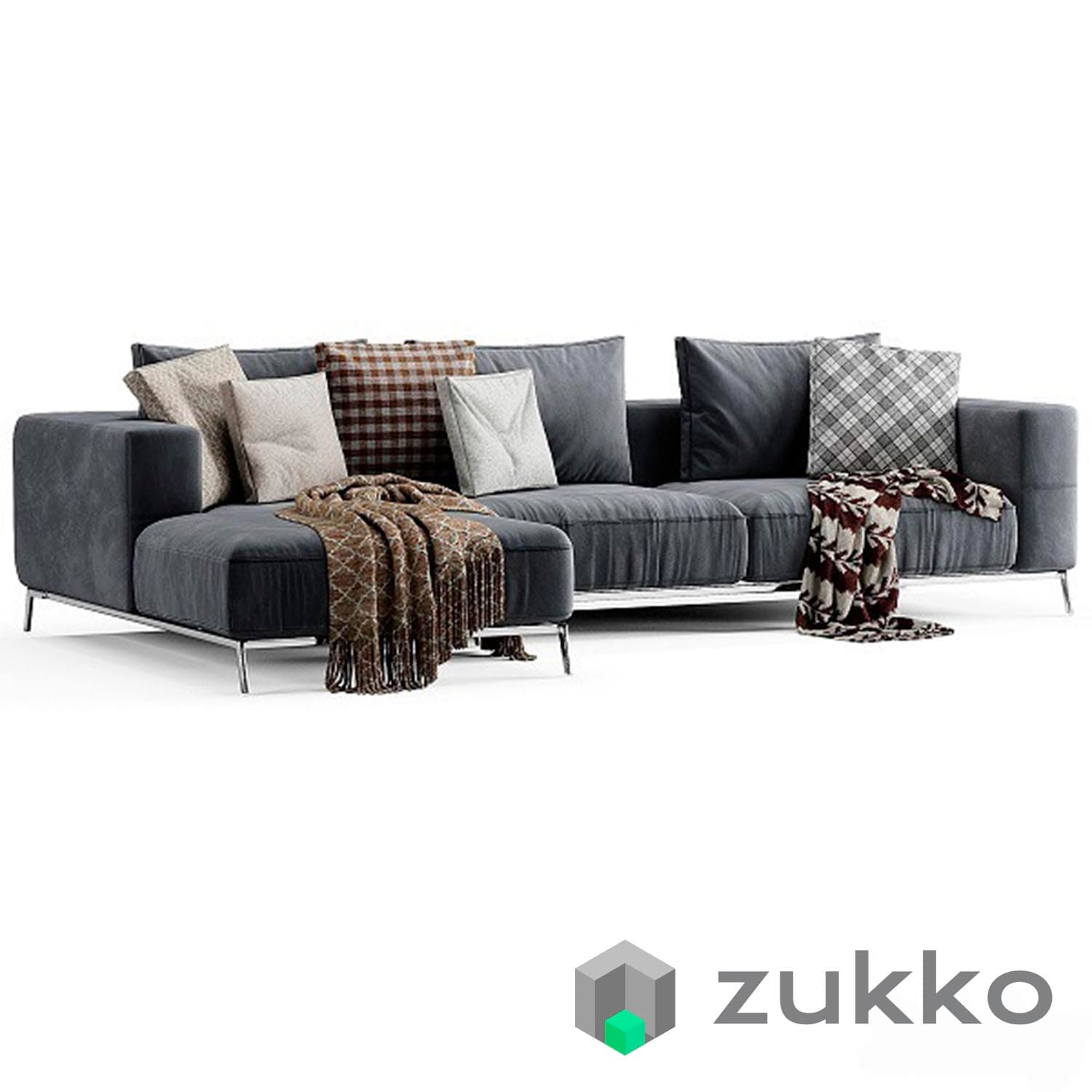 Flexform Ettore Chaise Longue Sofa 2 - image 5